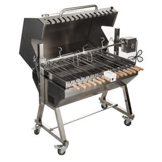 Kyperský multifunkční gril se dvěma motory 15 kg a 85 kg 950/550/980 mm (Kyperské grilovací systémy)